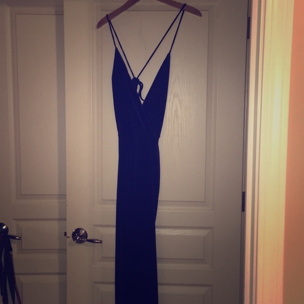 Blue Velvet Jumpsuit